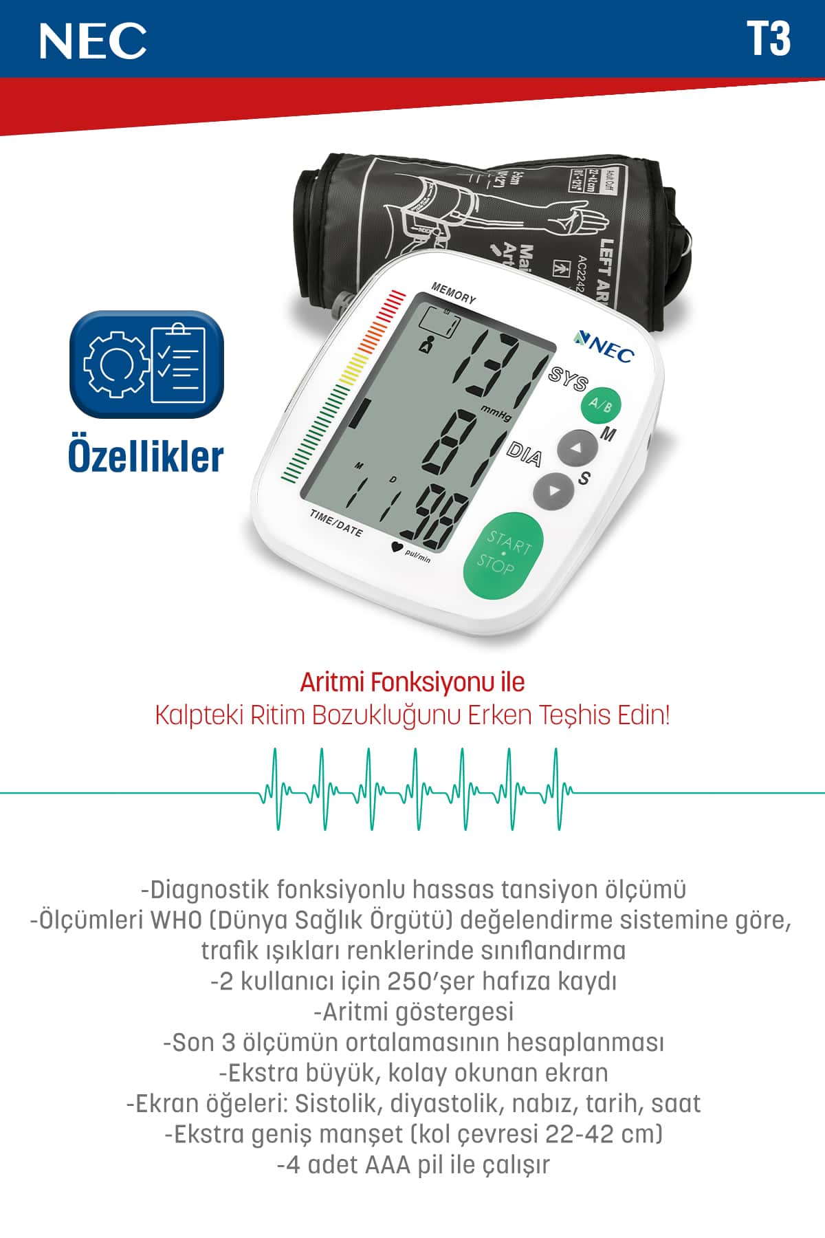 resimler/genel/NEC T3 Kol Tipi Dijital Tansiyon Aleti