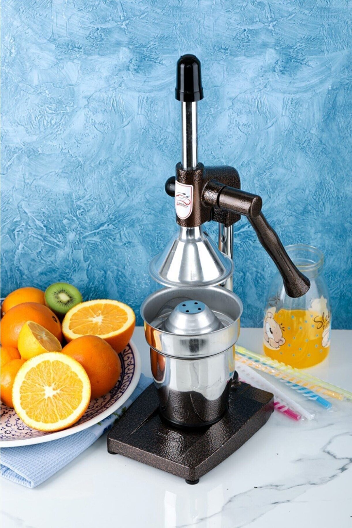COOKER Kollu Döküm Meyve Narenciye ve Portakal Sıkacağı