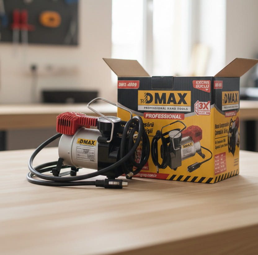 DMAX Çakmaklık Girişli Hava Kompresörü