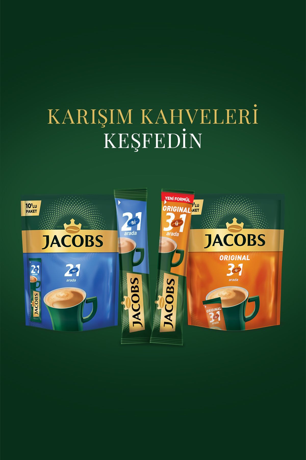 resimler/genel/Jacobs 3'ü 1 Arada Karışım Kahve 40'lı Kutu