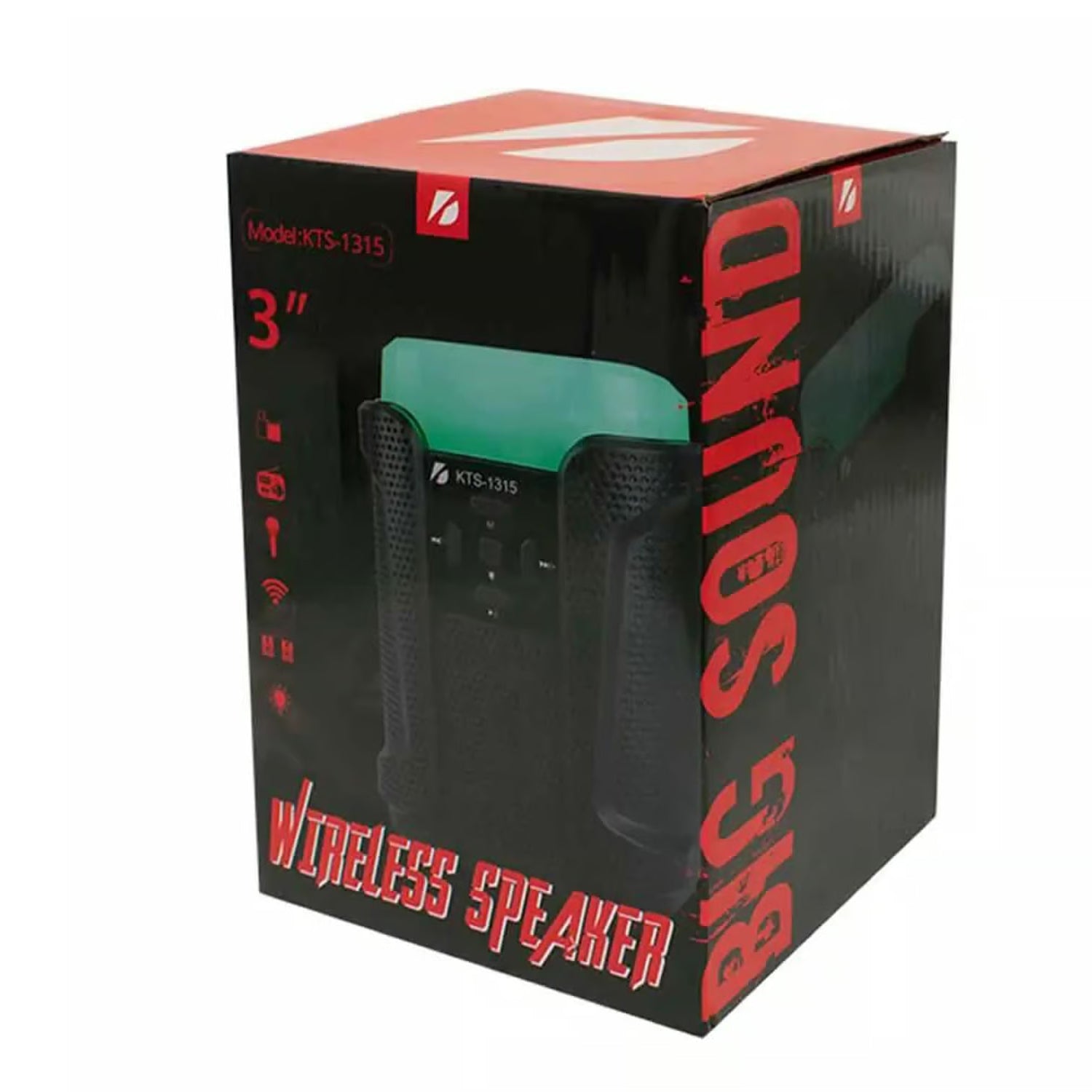 resimler/genel/KTS RGB Işıklı Bluetooth Kablosuz Hoparlör 3 İnç