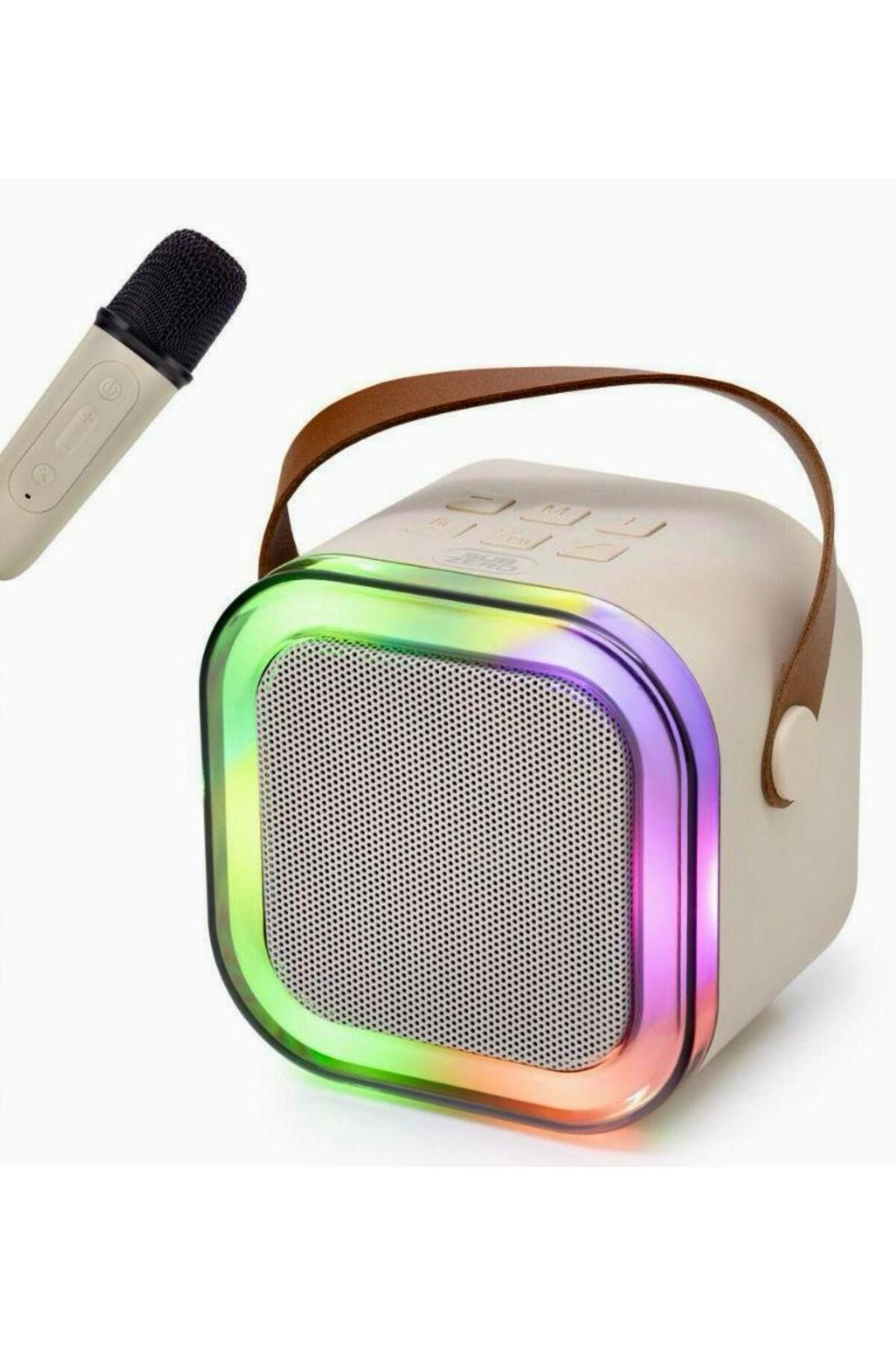 resimler/genel/SUBZERO RGB Işıklı Mikrofonlu Bluetooth Karaoke Hoparlör
