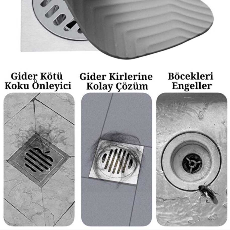 resimler/genel/Süzgeçli Kokulu Gider Kapatıcı Kapak – Banyo & Mutfak (Mat)
