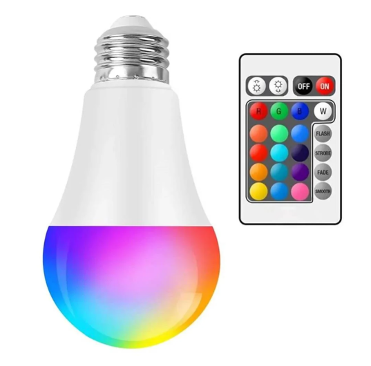 resimler/genel/RGB Renk Değiştiren Uzaktan Kumandalı LED Ampul 9W