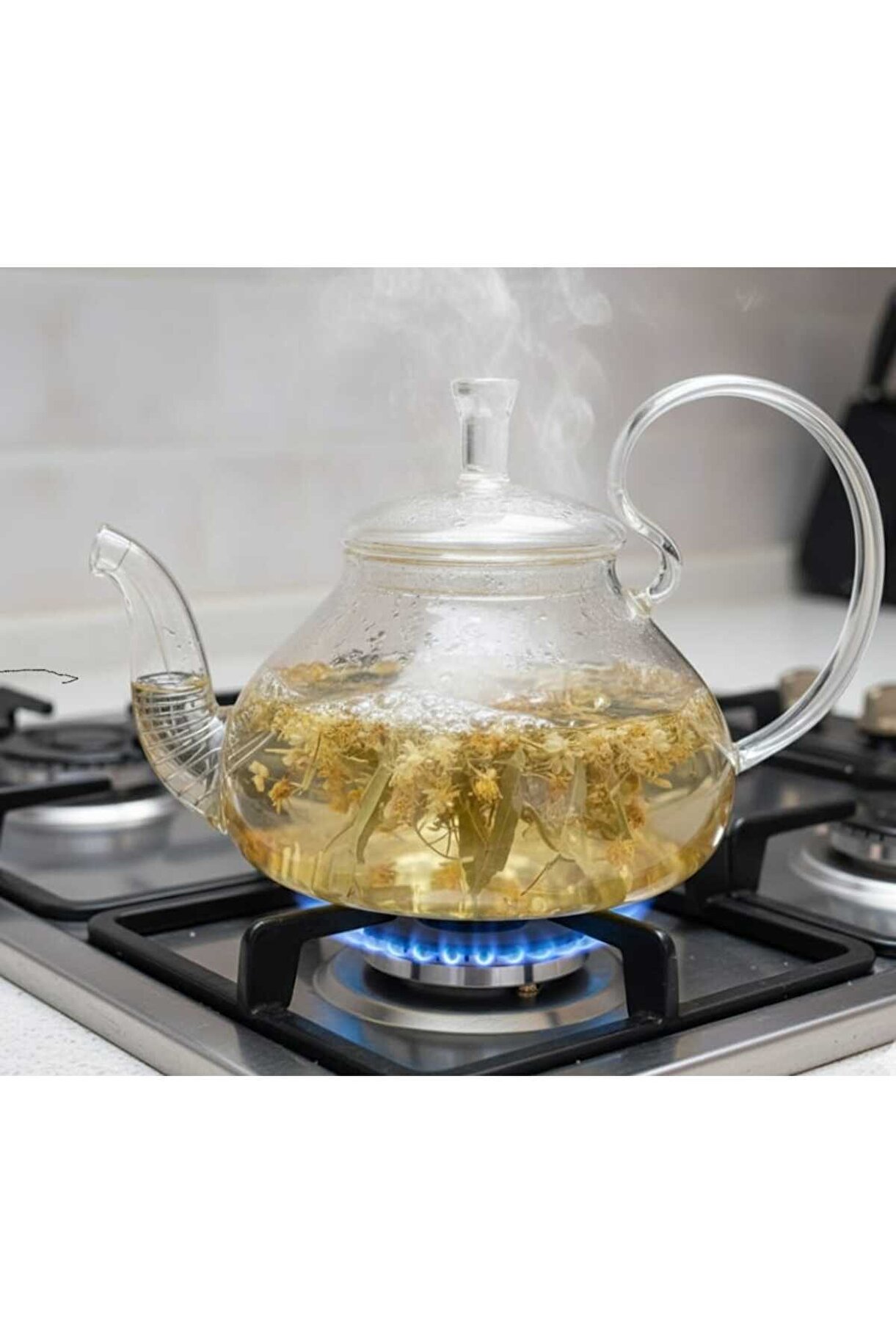 resimler/genel/Tekbir Cam Kapaklı Borosilikat Cam Demlik 600 ml