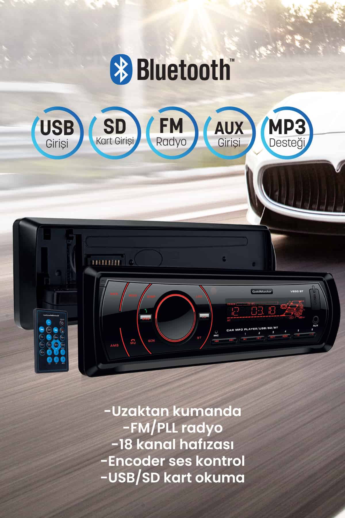 resimler/genel/GoldMaster Bluetooth Oto Teyp USB SD FM Radyo AUX 4x45W