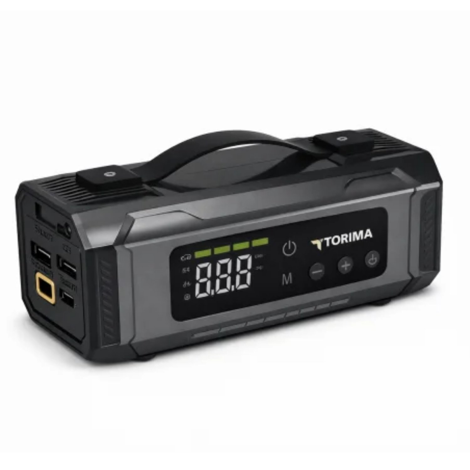 resimler/genel/Torima APS-04 10000mAh Akü Takviye Jump Starter + Dijital Hava Kompresörü + LED Fener
