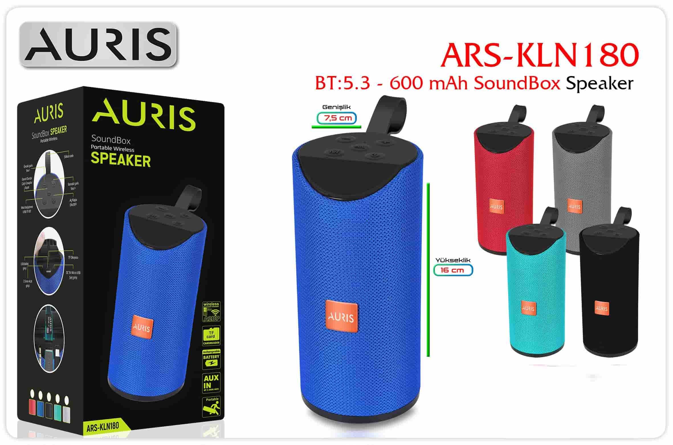 resimler/genel/Auris Bluetooth 5.3 Taşınabilir SoundBox Hoparlör
