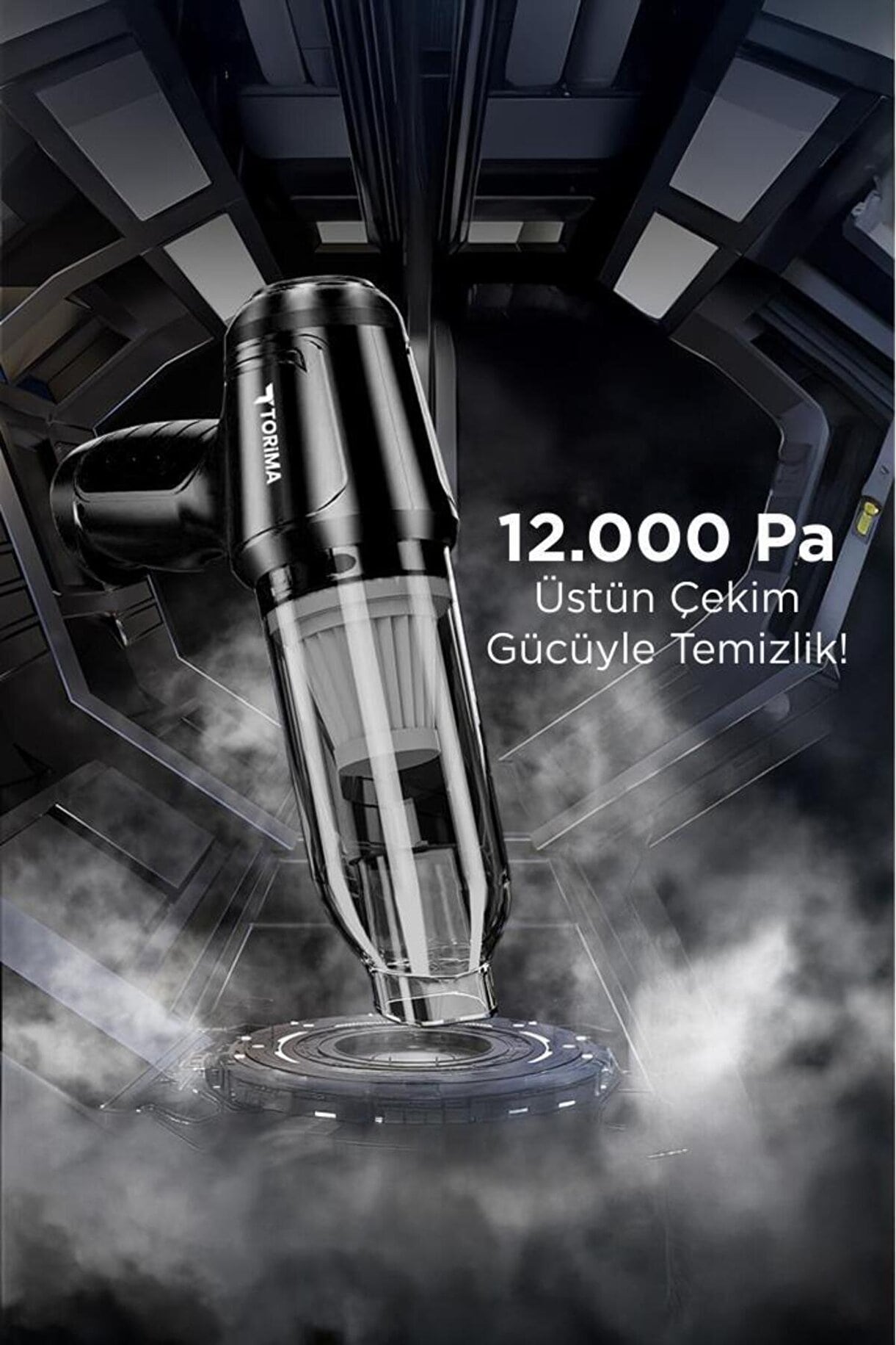 resimler/genel/Torima 12.000 Pa Çekim Güçlü Çekme Üfleme Özellikli Mini El Süpürgesi