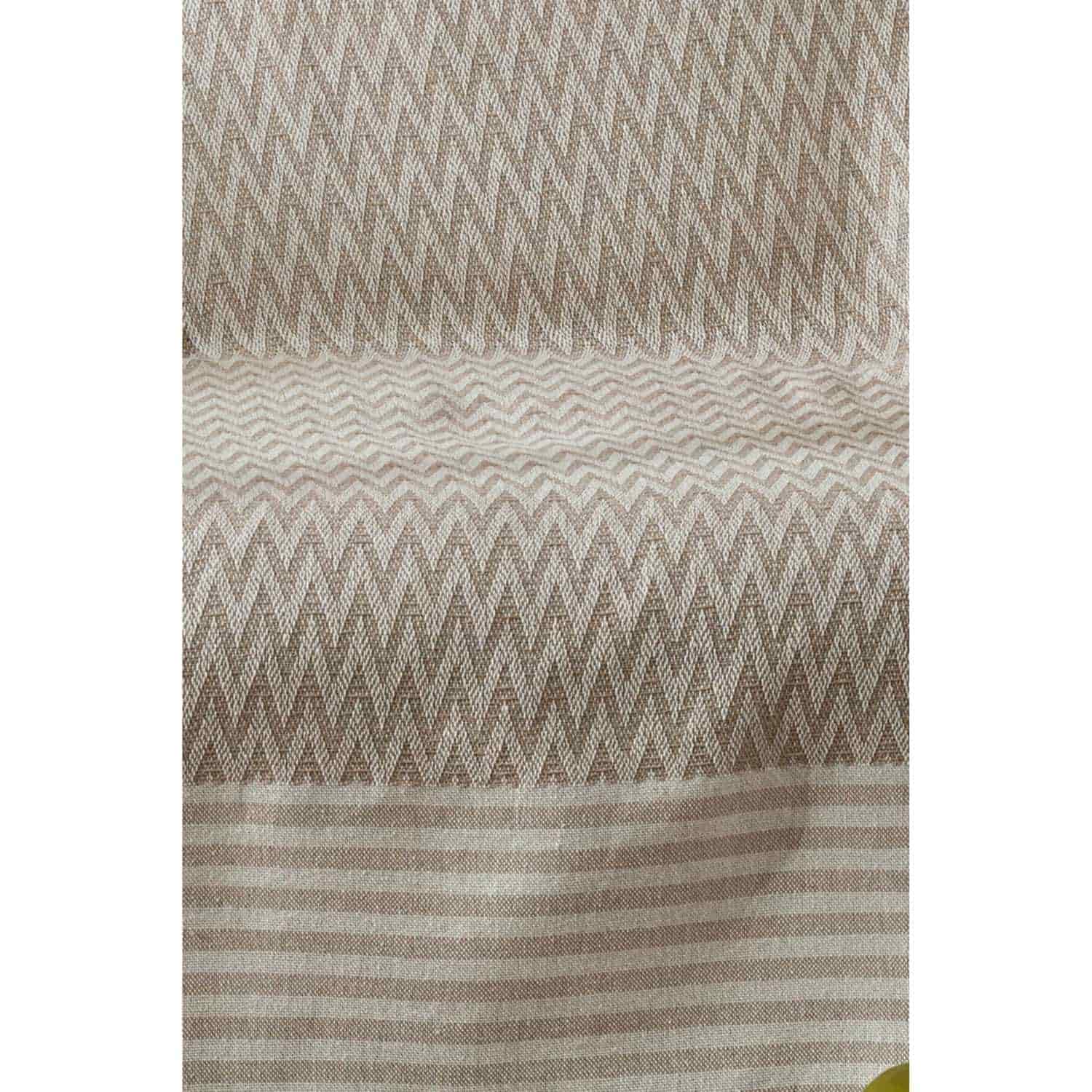 resimler/genel/Fushia Trio Natural Keten Koltuk Örtüsü | Koltuk Şalı