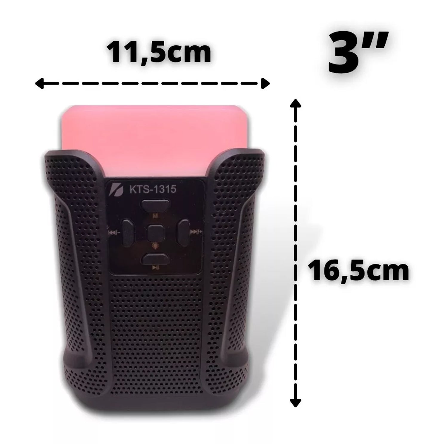 resimler/genel/KTS RGB Işıklı Bluetooth Kablosuz Hoparlör 3 İnç