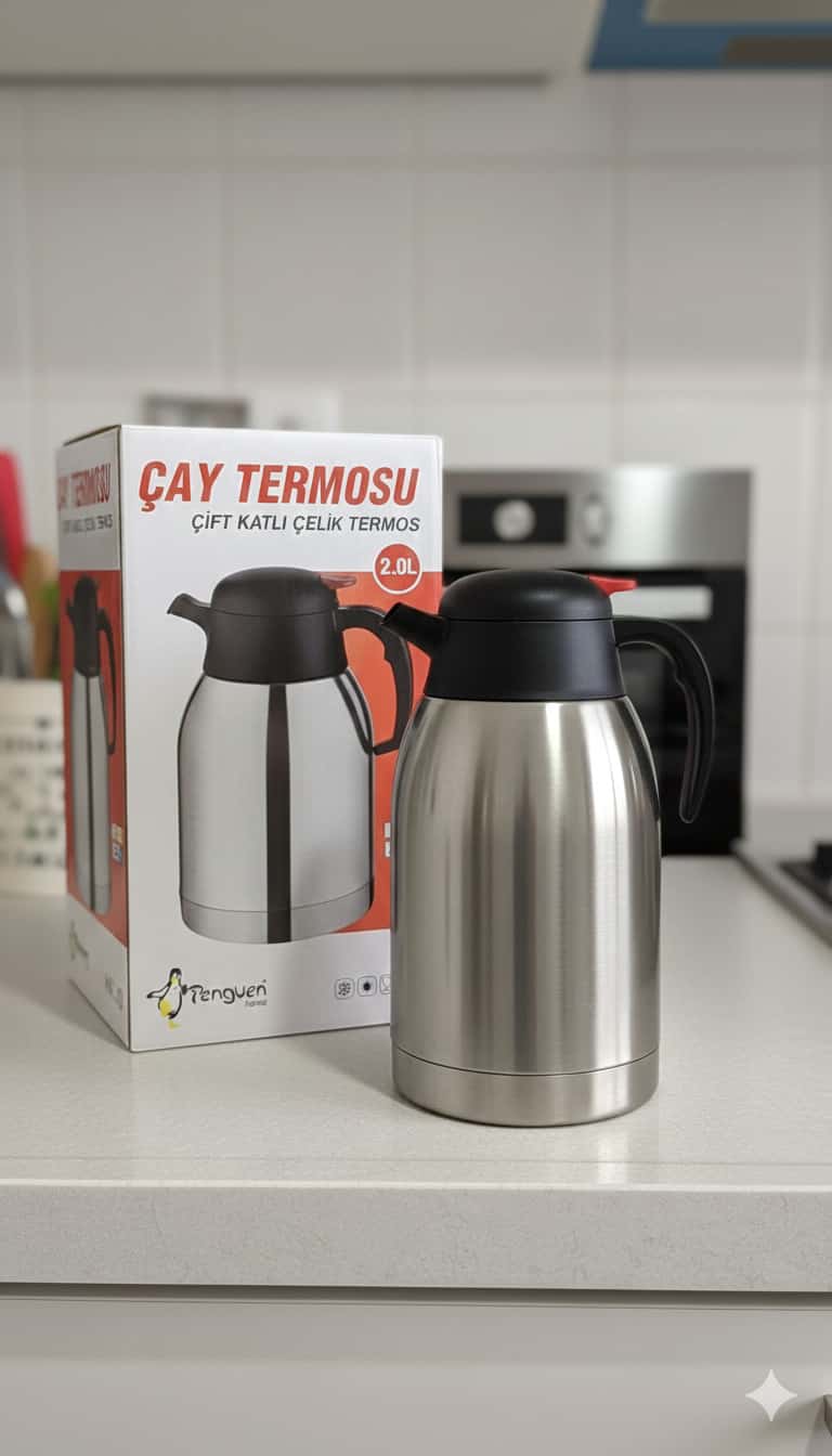 resimler/genel/Penguen Çay Termosu 2.0 L Çift Katlı Çelik