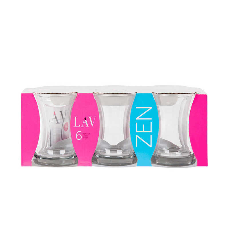 resimler/genel/Lav Zen Cam Çay Bardağı 6’lı Set