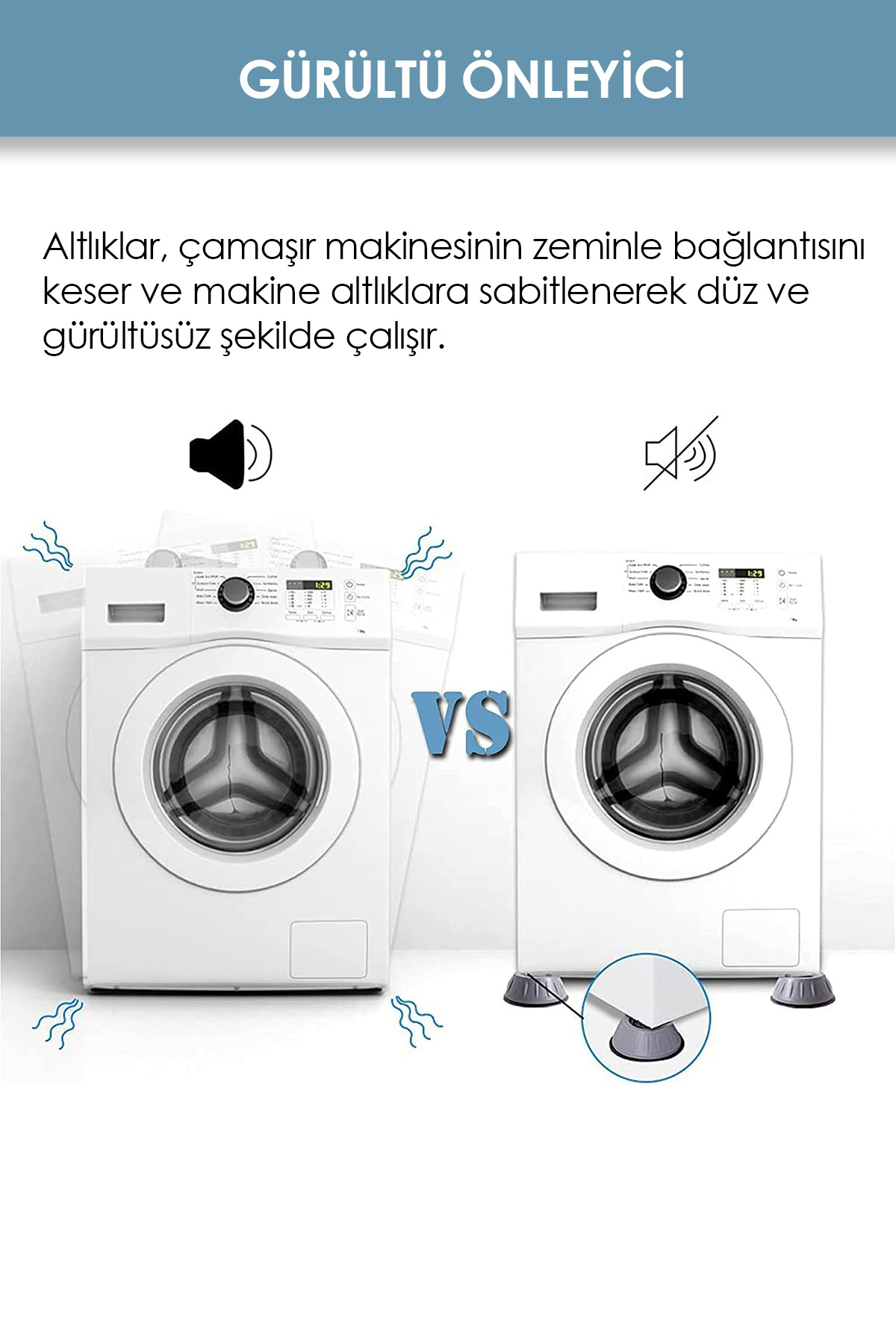 resimler/genel/Kaydırmaz Titreşim Önleyici Yükseltici Eşya Ayakları 4 Adet