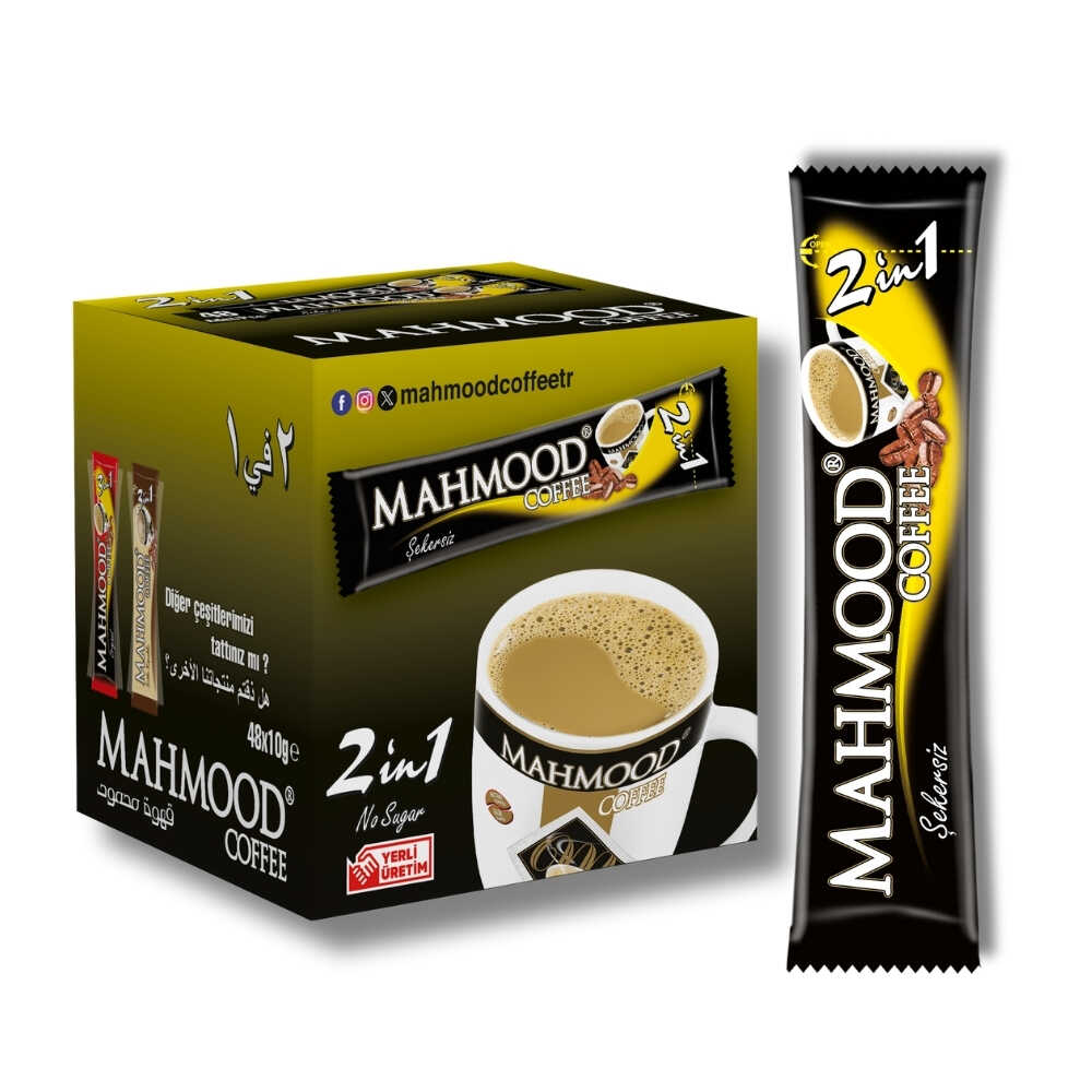 resimler/genel/Mahmood Coffee 2'si 1 Arada Hazır Kahve 48 Adet x 10 G