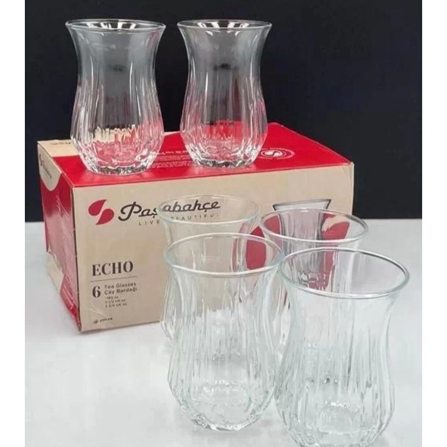 resimler/genel/Paşabahçe Echo Çay Bardağı 160 cc 6’lı Orijinal Set