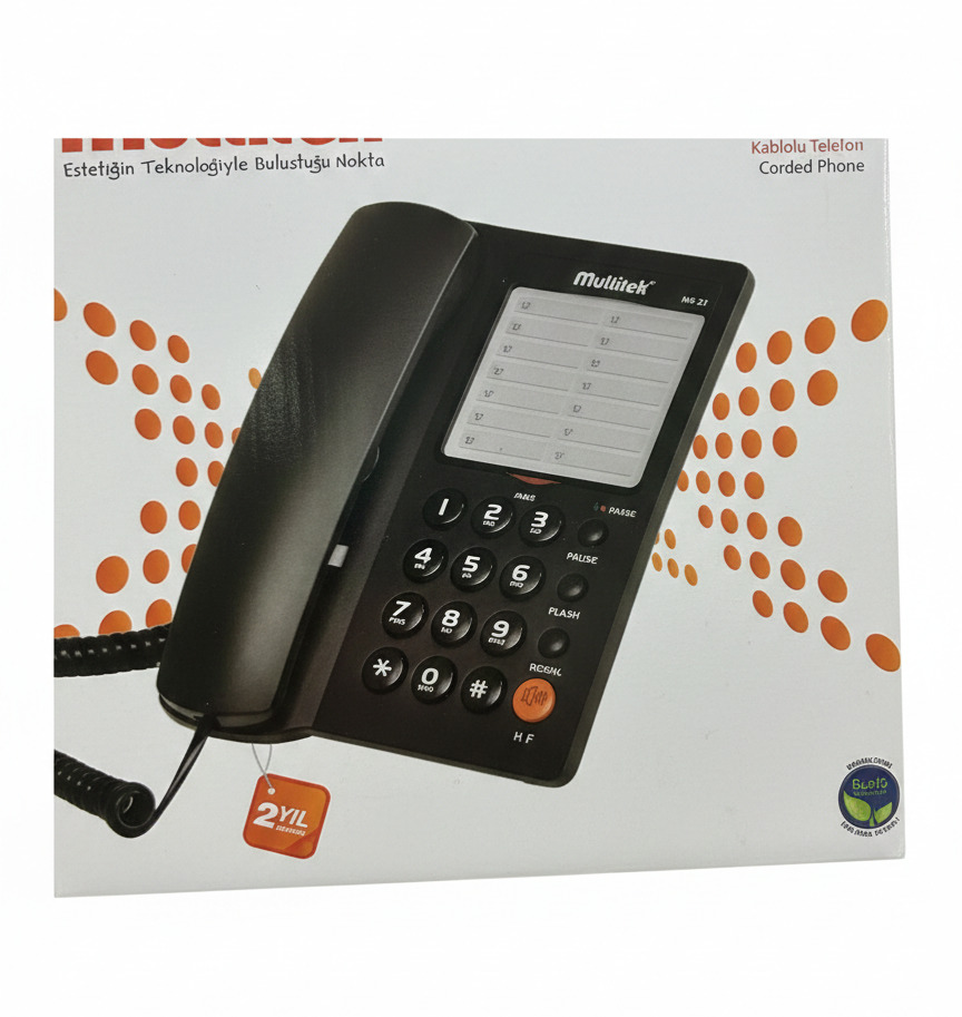 resimler/genel/Multitek MS 21 Kablolu Masaüstü Telefon