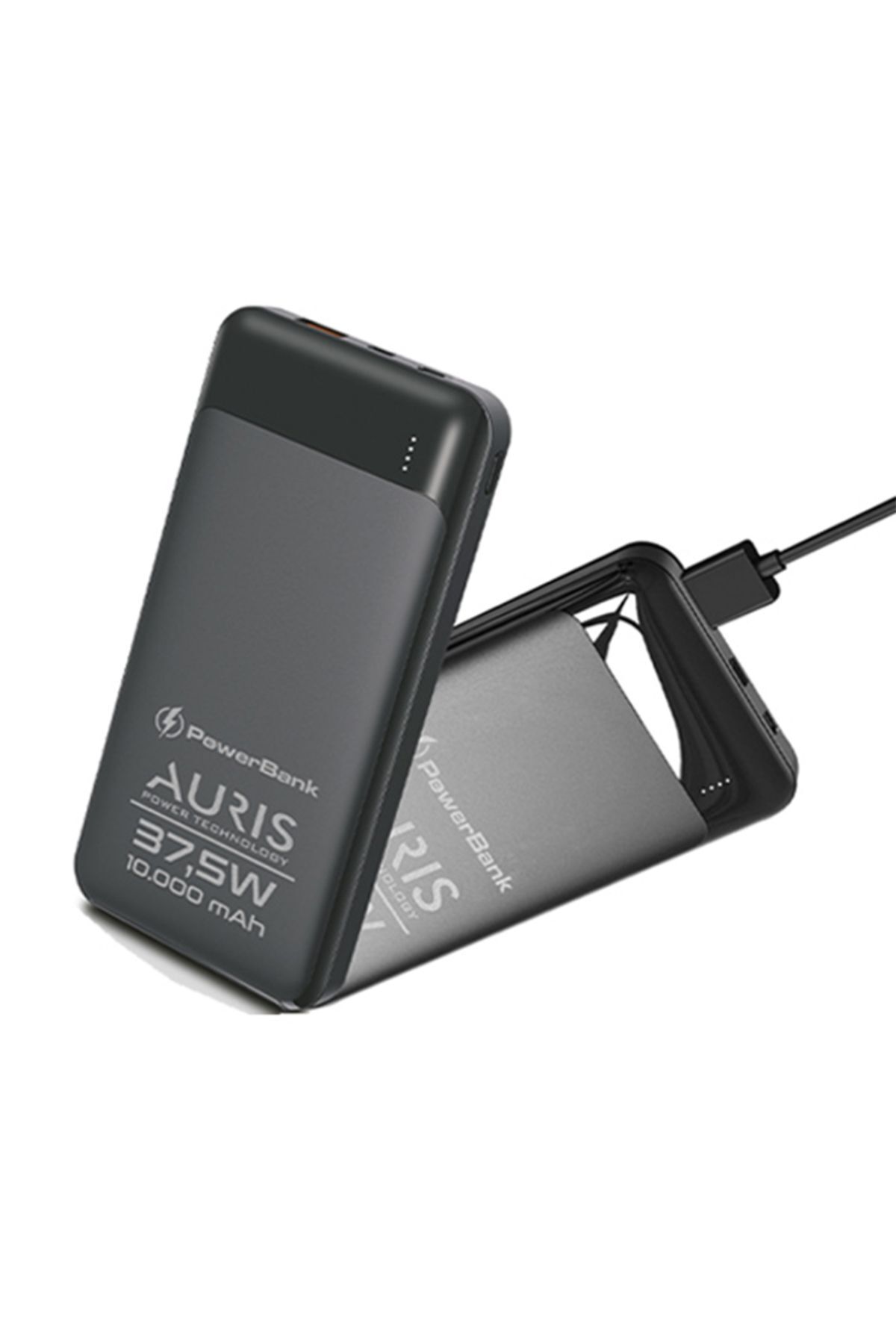resimler/genel/Auris 37.5W 10.000 mAh Hızlı Şarj Powerbank Type-C PD & USB-A