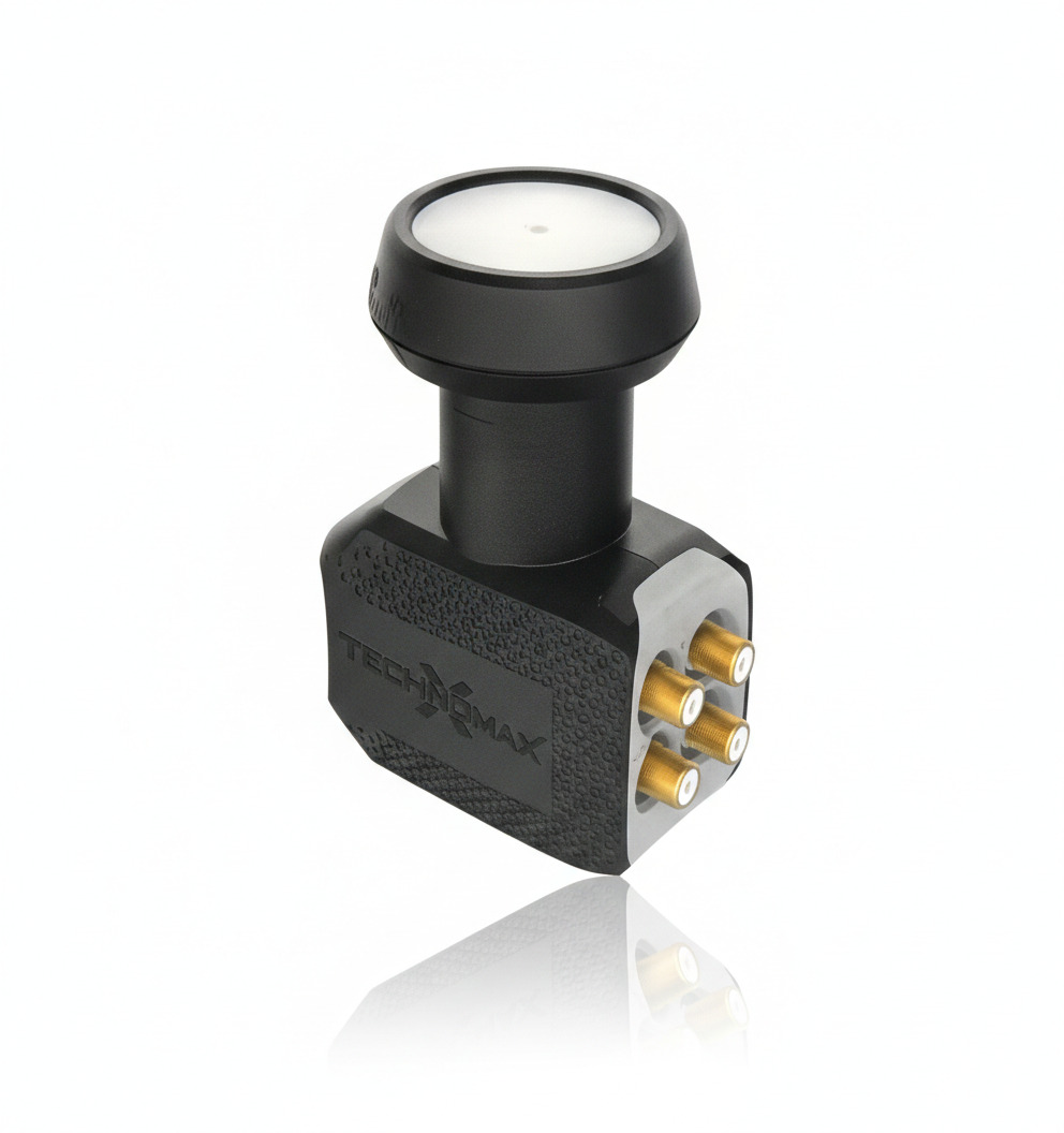 Technomax 4 Çıkışlı Quad LNB Universal Full HD 1080p