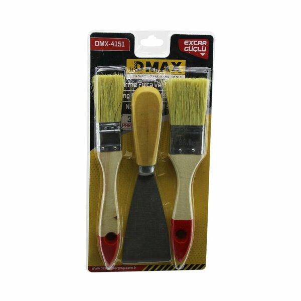 resimler/genel/REALÖZS 3 Parça Boya Fırça ve Spatula Seti Badana Uygulama Takımı