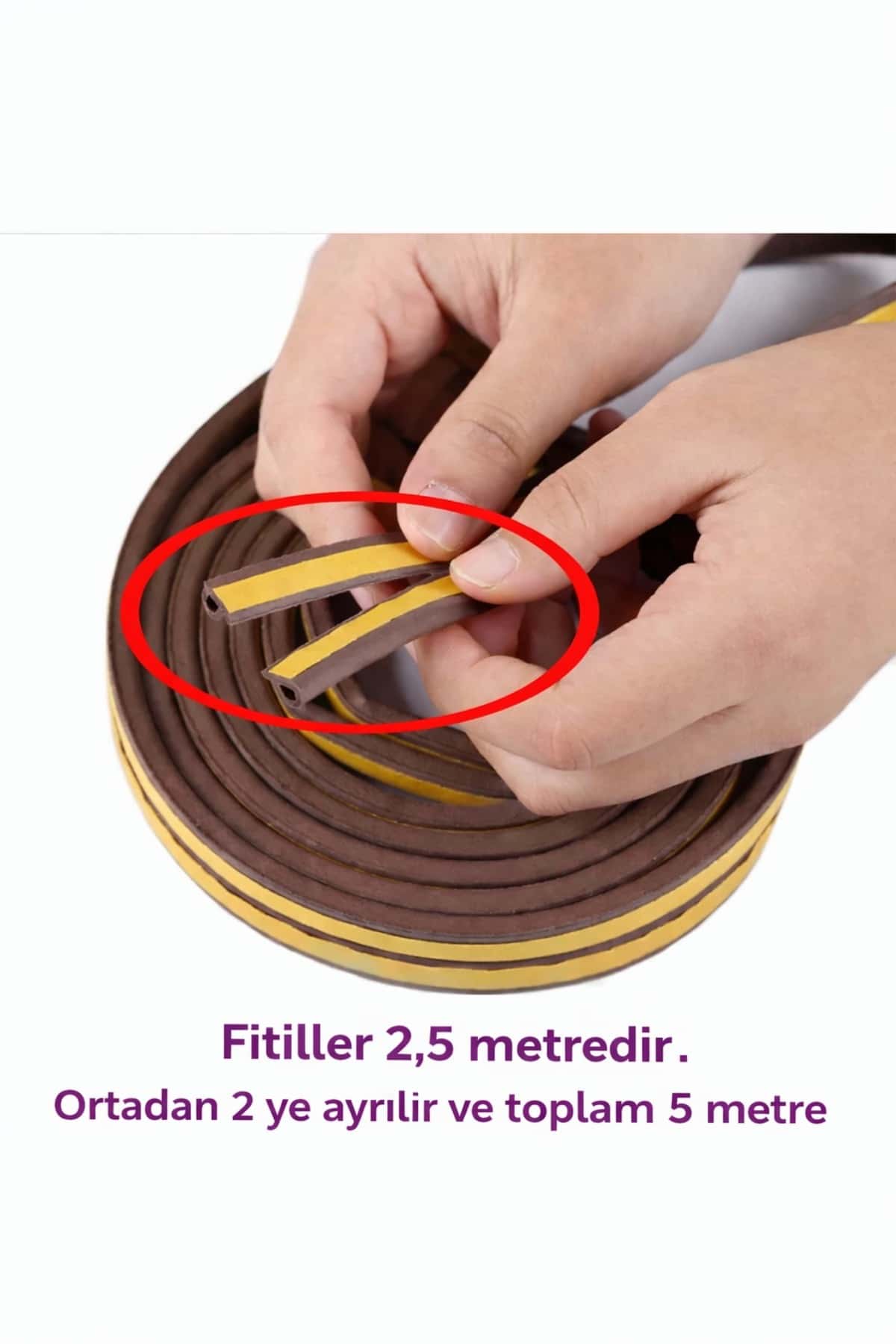 resimler/genel/Kendinden Yapışkanlı Kapı Pencere Fitili 5 Metre