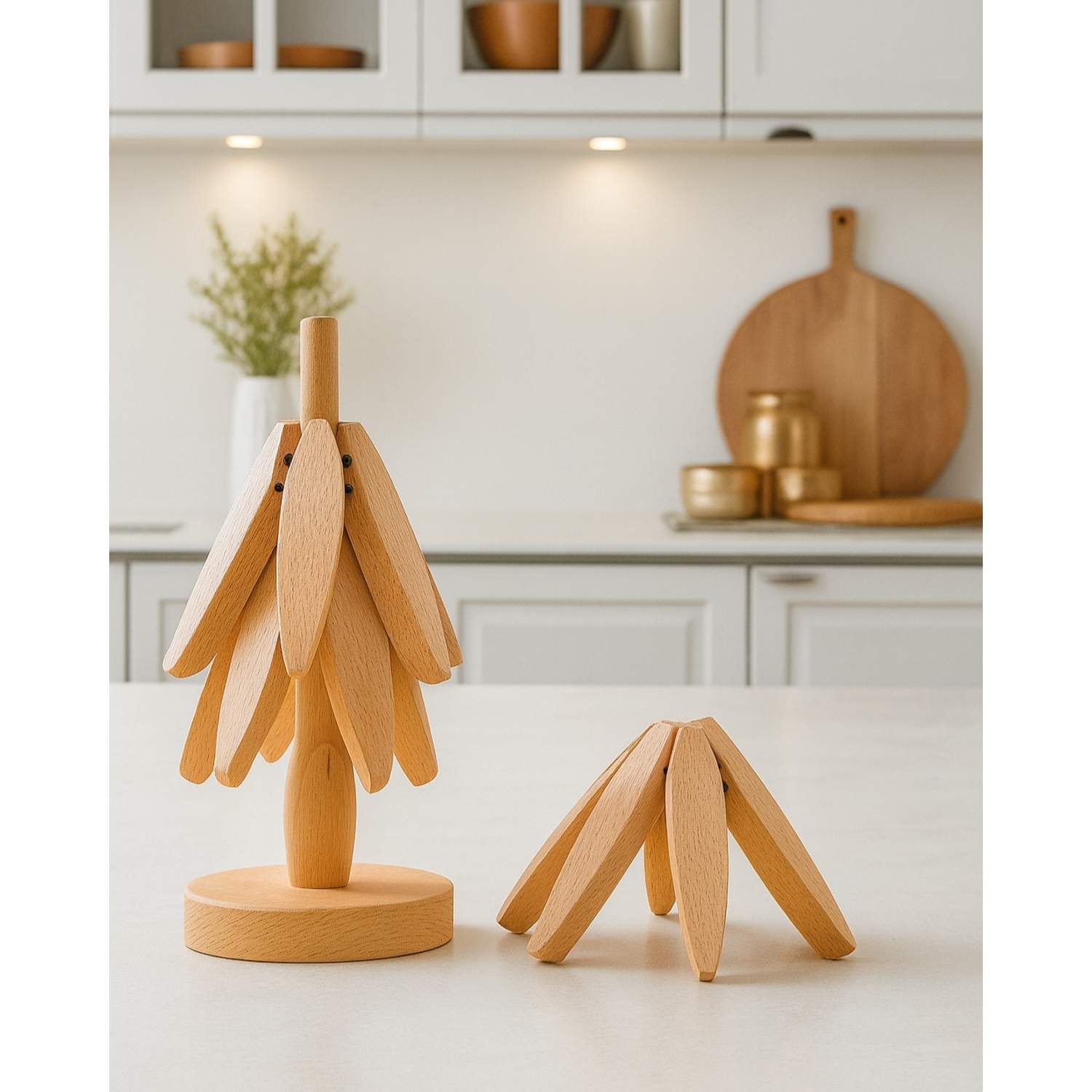 resimler/genel/Kitchen 3'lü Standlı Bambu Nihale Seti