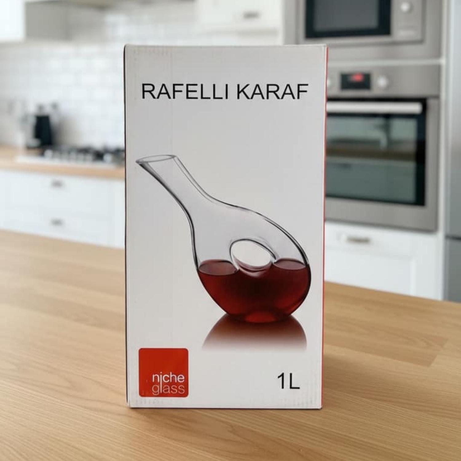 resimler/genel/Rafelli Karaf 1 Litre Cam Sürahi