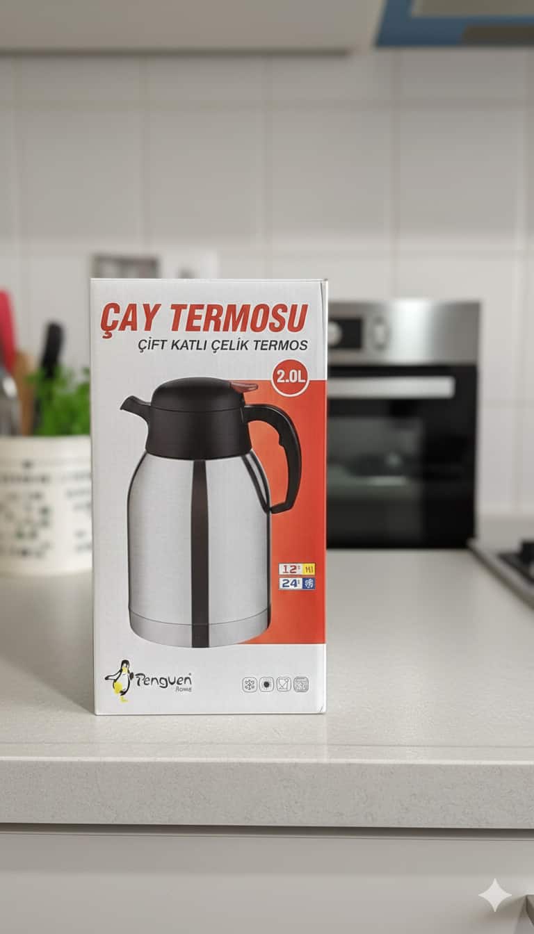 resimler/genel/Penguen Çay Termosu 2.0 L Çift Katlı Çelik