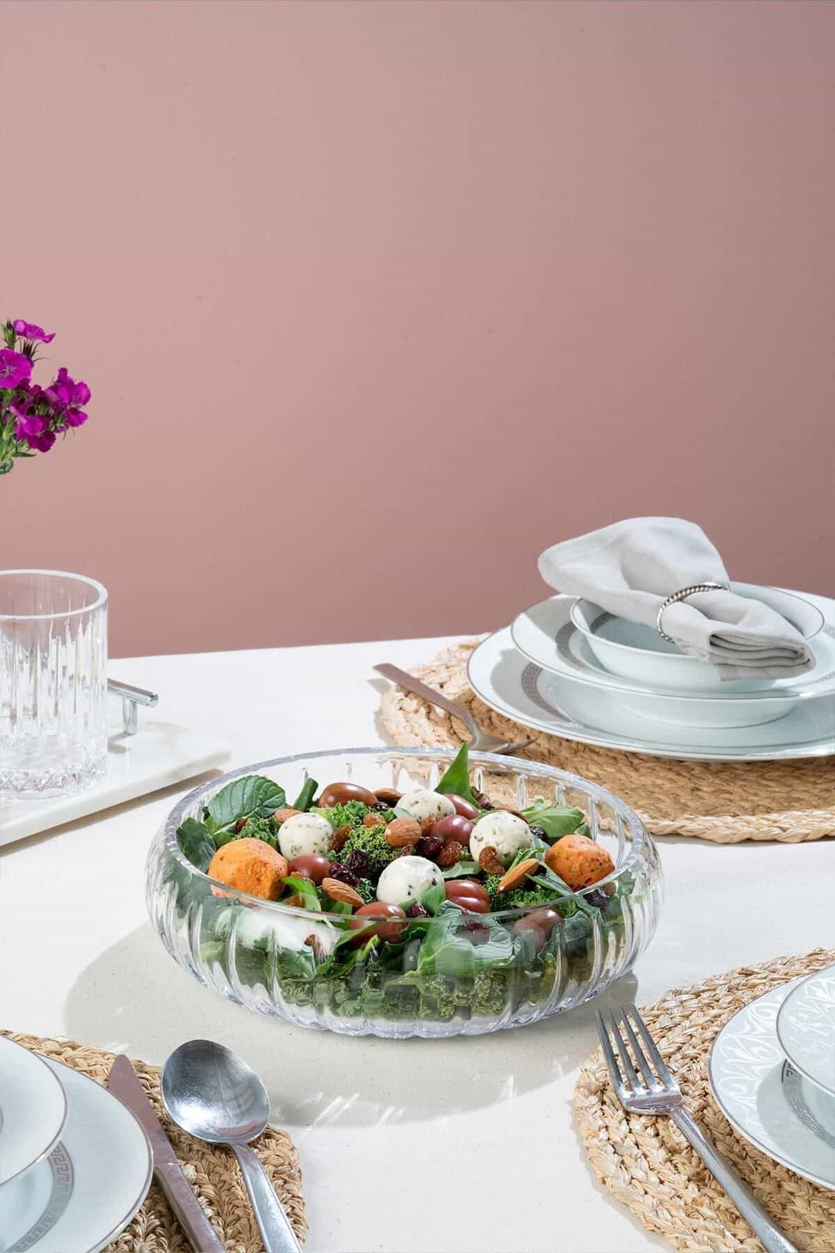 resimler/genel/Büyük Boy Cam Salata Kasesi Bowl Kase