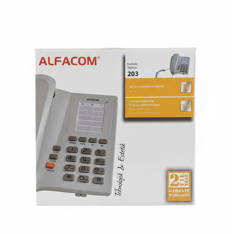 Alfacom 203 Kablolu Masaüstü Telefon