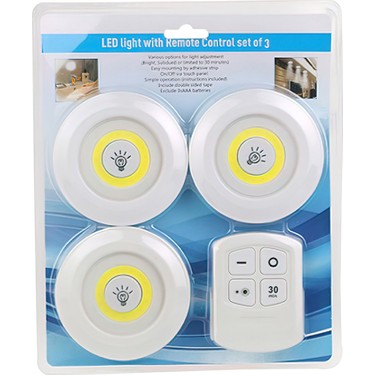 Gold Orion 3+1 Uzaktan Kumandalı Pilli LED Lamba
