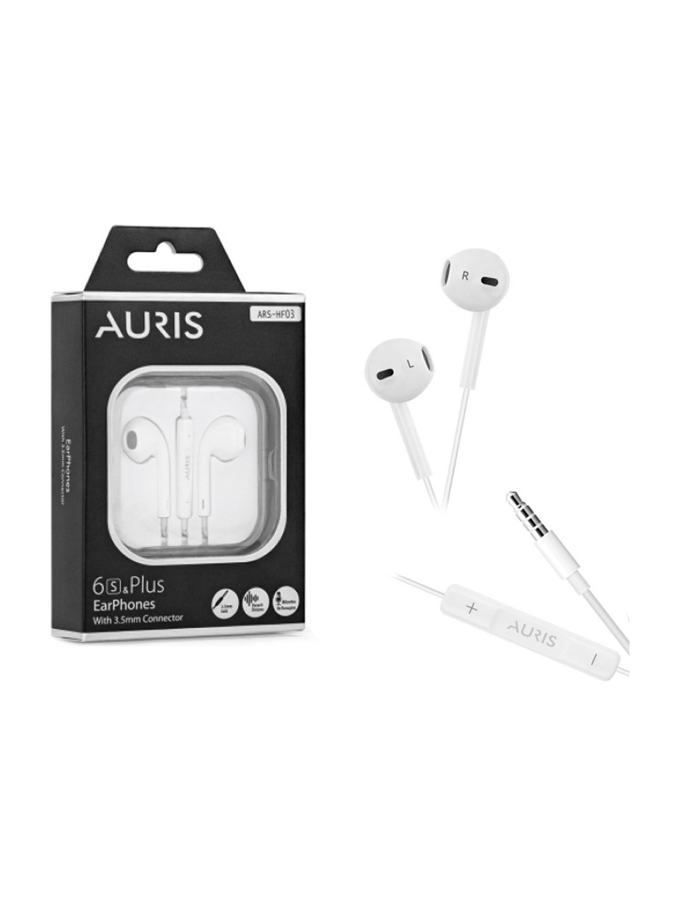 Auris 3.5 mm Jack Kablolu Kulaklık Mikrofonlu