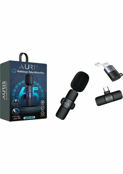 Auris ARS-K9 Kablosuz Yaka Mikrofonu