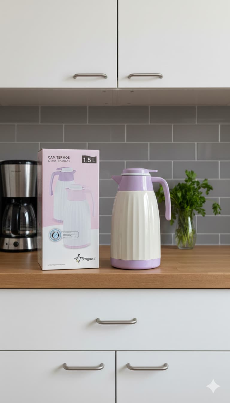 Penguen Cam Termos 1.5 Litre
