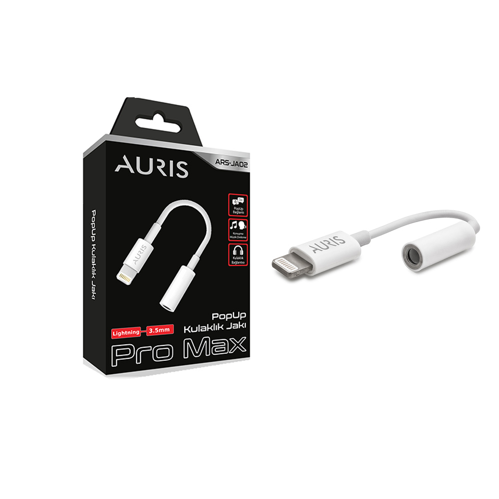 Auris Lightning to 3.5mm Kulaklık Dönüştürücü