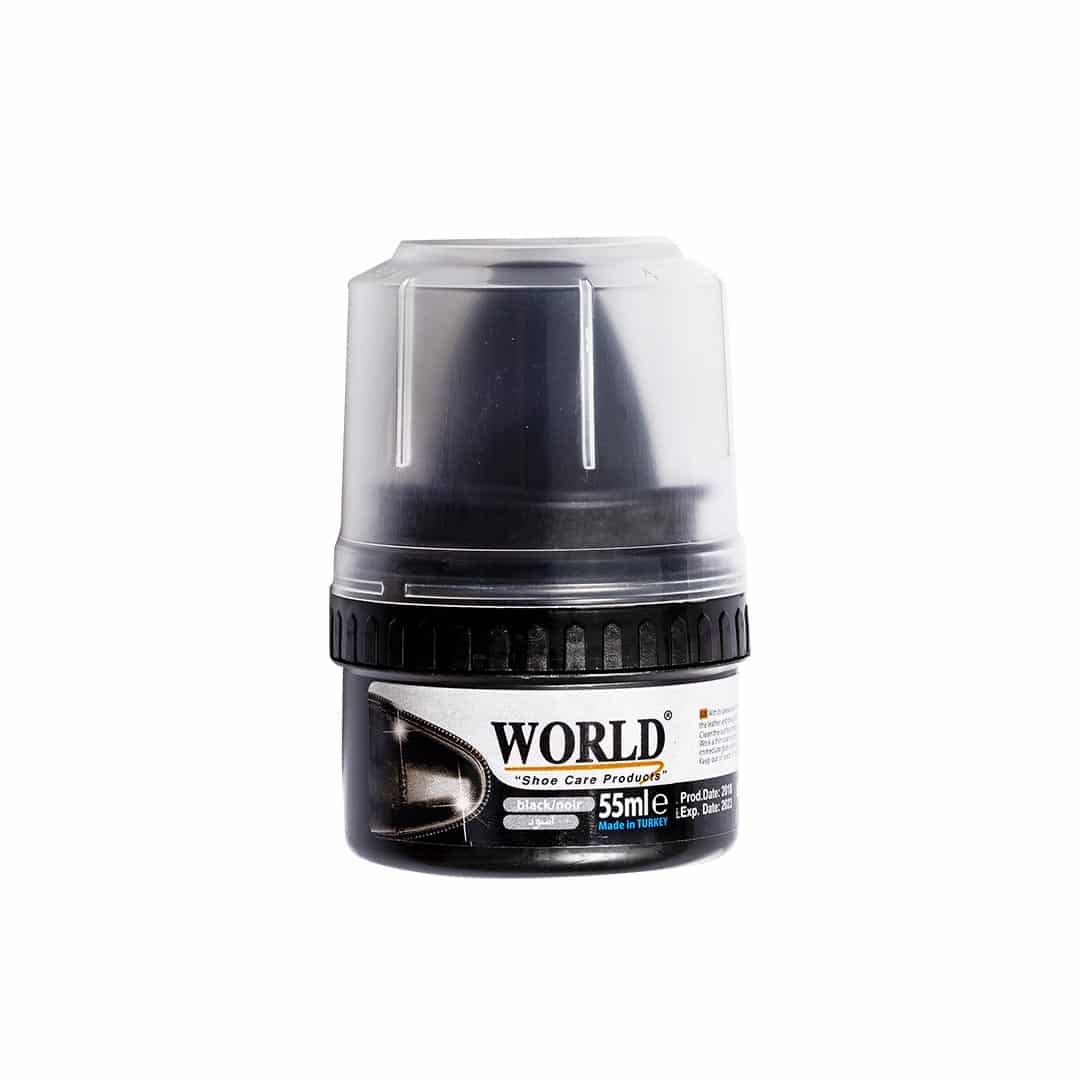 World Siyah Kendinden Parlatmalı Ayakkabı Boyası 55 ml