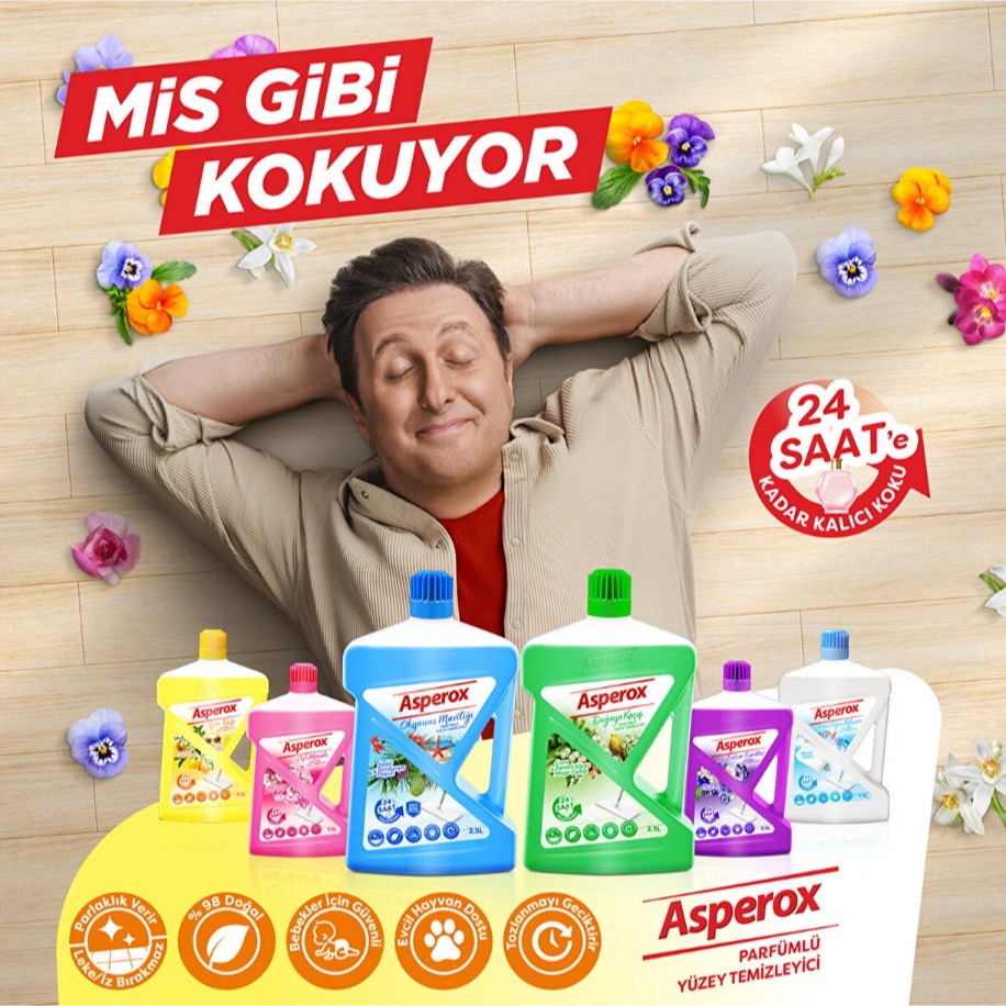 Asperox Parfümlü Yüzey Temizleyici 2500ML