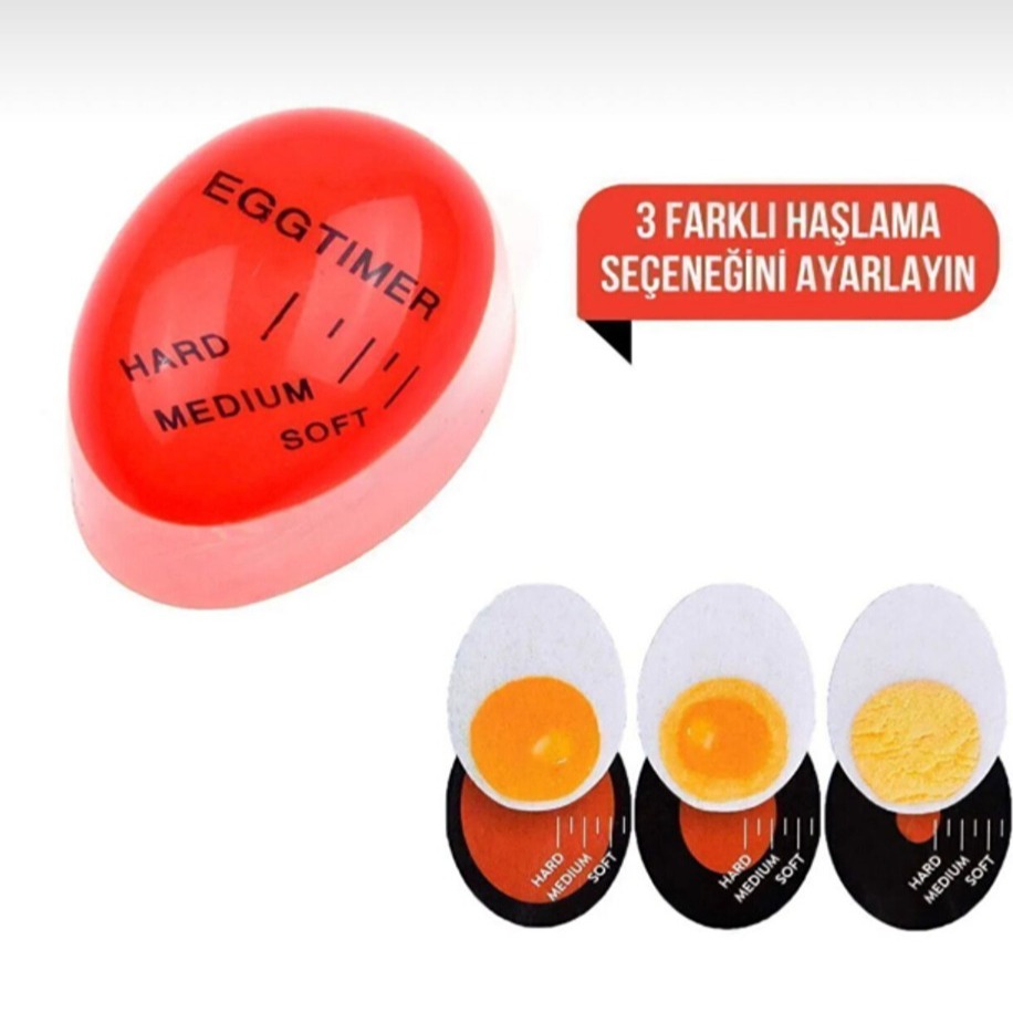 Yumurta Haşlama Zamanlayıcı (Egg Timer) – Soft  Medium  Hard