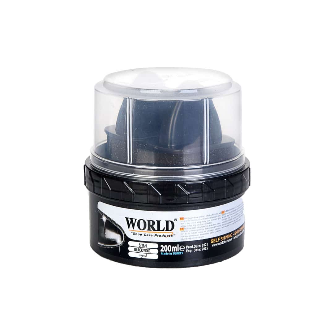 World Siyah Kendinden Parlatmalı Ayakkabı Boyası 200 ml